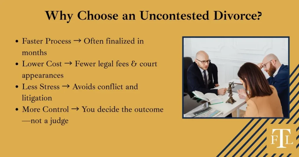 Uncontested Divorce Infographic